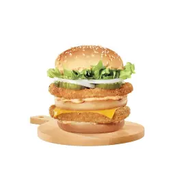 Grilled Chicken Burger - Double Sandwich